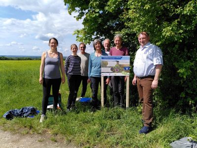 Neues Feldflorareservat in Andechs